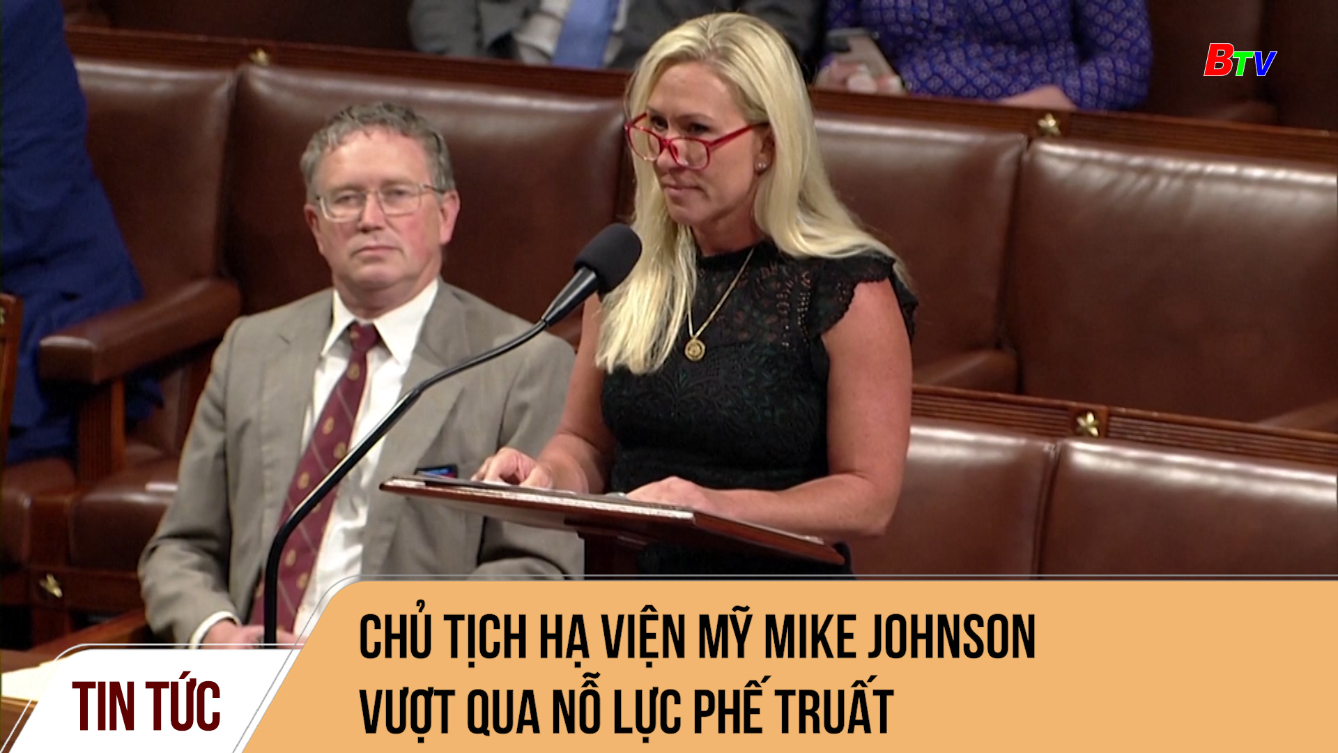 Chủ tịch Hạ viện Mỹ Mike Johnson vượt qua nỗ lực phế truất